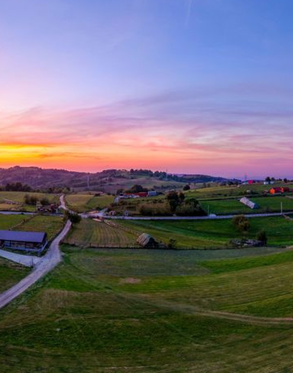 Sibiu at golden hour