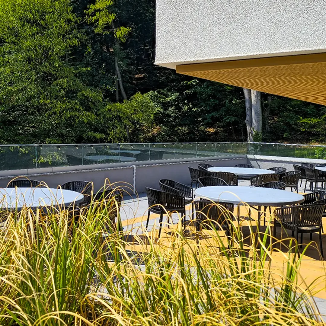 Restaurant terrace